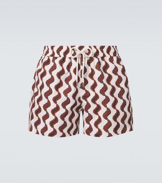Frescobol Carioca Rio printed swim trunks