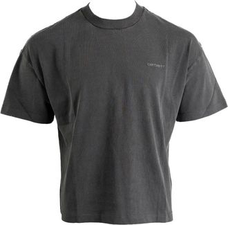 Carhartt Work in Progress T-shirt met geborduurd logo - Grijs