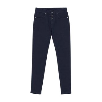 Dondup Heren, Jeans, Blauw, Maat: W33 Katoen