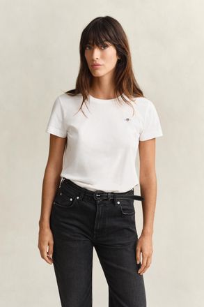 GANT Women Shield T-Shirt (XXXL) WHITE