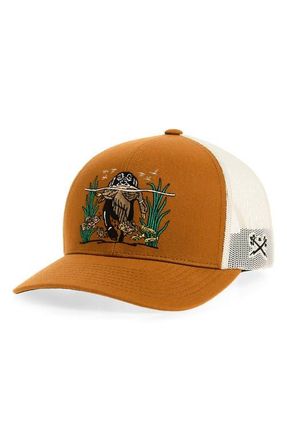 Dark Seas Bashford Snapback Baseball Cap in Caramel/White at Nordstrom