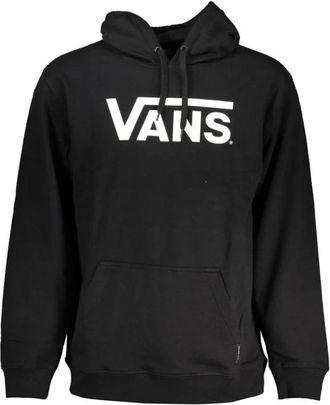 Vans Zwarte hoodie met logoprint - Heren - Hoodies - Zwart - M - Katoen - Hoodies & sweatvesten