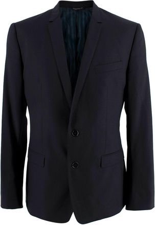 Dolce & Gabbana Navy Single Breasted Blazer Size L