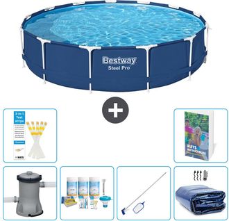 Bestway Piscina Bestway Steel Pro Redonda - 396x84 Cm - 7-piezas S267