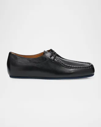 Jil Sander Leather Lace-Up Derby Shoes