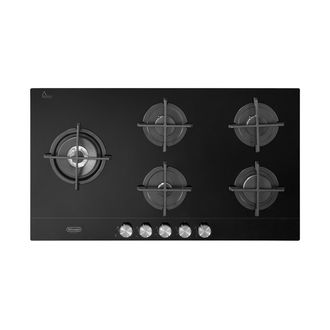 DeLonghi Placa De Gas Empotrada Negra Delonghi Nsl 590d Ncm De 90 Cm Y 5 Quemadores