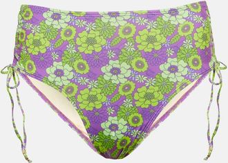 Bananhot Liz high-rise floral bikini bottoms