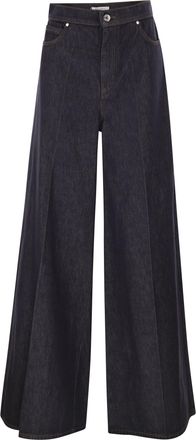 Max Mara Carmine Denim-Jeans mit weitem Bein