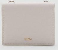 Mango Portacarte effetto Saffiano zip grigio ghiaccio - Donna - Taglia unica - MANGO