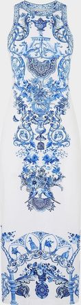 Camilla Ceramic Panoramic Jersey Tank Dress