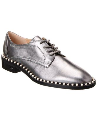 Stuart Weitzman Kiran Pearl Leather Oxford