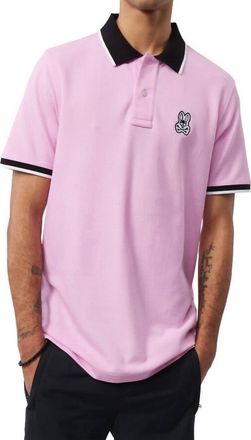 Psycho Bunny Fashion Polo Top In Pink