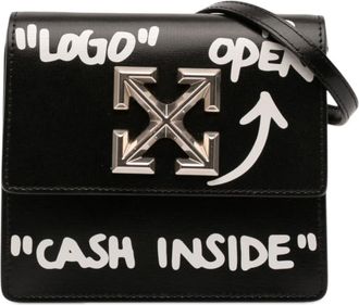 Off-white Pre-owned OffWhite Glazed Calfskin Cash Inside Jitney 0.7 Bag Ladies K6N46RWTDSSKB06J