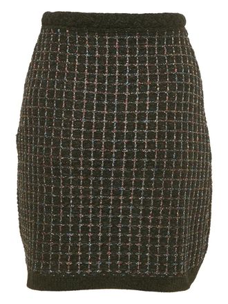 Sandro tweed mini skirt - Black