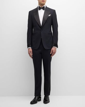 Tom Ford Mens Shelton Peak-Lapel Tuxedo