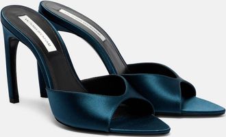 Victoria Beckham Harlow 100 satin mules