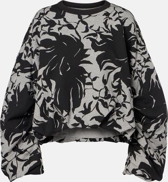 Dries Van Noten Sudadera de jersey de algod&oacute;n floral