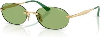 Vogue Eyewear Vo 4342S 280/2 Zonnebrillen - Dames - Zonnebrillen - Geel - 55 MM - Accessoires