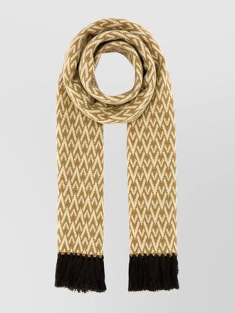 Valentino Garavani embroidered wool scarf