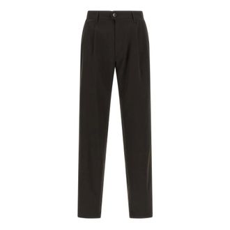 Incotex Broeken, Heren, Bruin, W34, Wol, Rechte broek