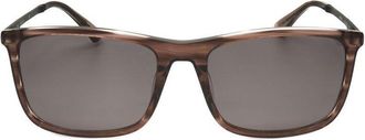 Hackett Mens Brown Rectangular Sunglasses HEKS1273-001-2