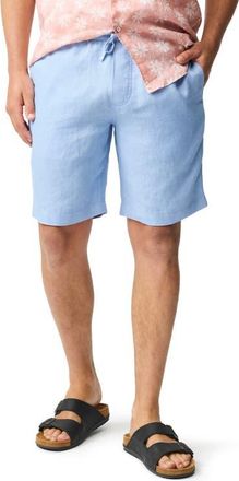 Rodd & Gunn Linen Shorts in Chambray at Nordstrom, Size Xx-Large