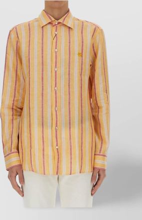 Etro linen regular-fit shirt