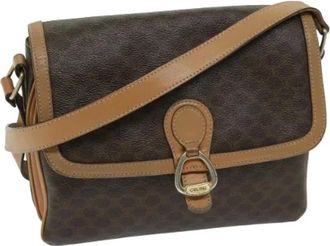 Celine Pre-owned Leather celine-bags - Dames - Vintage Schoudertas - Bruin - ONE Size - Leer - Vintage