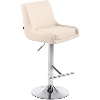 Clp Taburete Club Crema Cromado