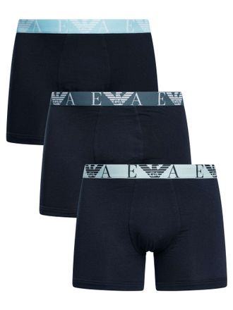 Emporio Armani 3-Pack Boxershorts, Blauw