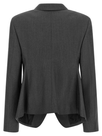 Jil Sander Wool and Mohair Blazer - Gray