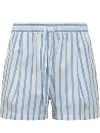 Dolce & Gabbana Blue Stripes Shorts