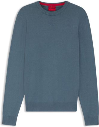 HUGO BOSS Logo-detail sweater in cotton