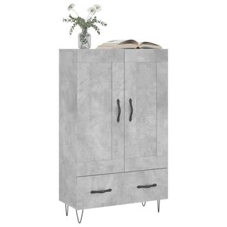 Berkfield Home Highboard Concrete Grey 69.5x31x115 cm Engineered Wood