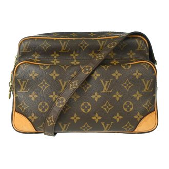 Louis Vuitton Nil Messenger Monogram Canvas Brown Canvas Handbag (Pre-Owned)