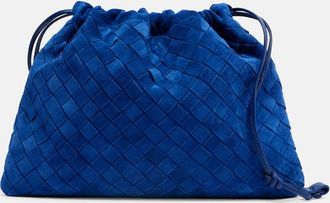 Bottega Veneta Bustina Dustbag in suede Intrecciato