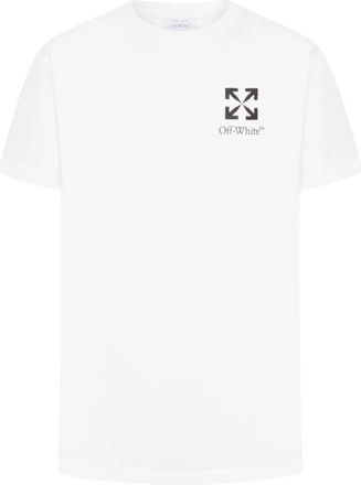 Off-white Witte T-shirt voor mannen Aw 25 - Heren - T-shirts - Wit - 2XL - Tops