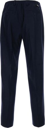 low brand Mens Pants Oversease Blue Tech Fabric Trousers