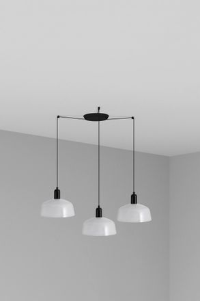 Faro Barcelona Tatawin M 3l Colgante Cristal Blanco