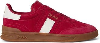 Polo Ralph Lauren Htr Aera Sneakers - Dames - Sneakers - Rood - 40 EU - Leer - Schoenen
