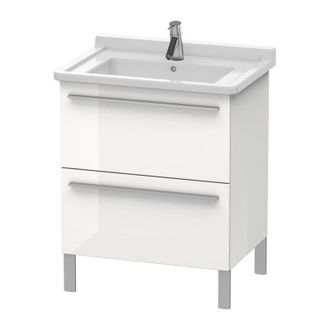 Duravit Duravit X-large Mueble De Pared 6535, 2 Extra&iacute;bles, 650mm Para C&oacute;digo D 030470, Color (frente/cuerpo): Decoraci&oacute;n Blanca De Alto Brillo - Xl653502222