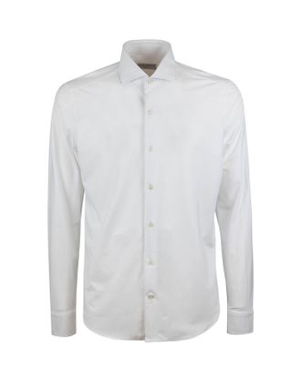 Ghirardelli White Stretch Classic Shirt