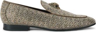 Kurt Geiger Hugh 2 Houndstooth Loafer in Gold at Nordstrom, Size 10.5