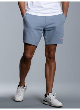 Trigema Bermudas TRIGEMA TRIGEMA Bermuda mit praktischem Kordelzug, Herren, Gr. S, US-Gr&ouml;ssen, blau (pearl, blau), 70% Baumwolle, 30% Polyester, Hosen Bermuda