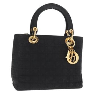 Dior Pre-owned Vintage Nylon Handtas - Dames - Vintage Handtas - Zwart - ONE Size - Nylon - Vintage