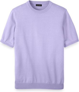 Paul Fredrick Supima Cotton Crew Neck Sweater