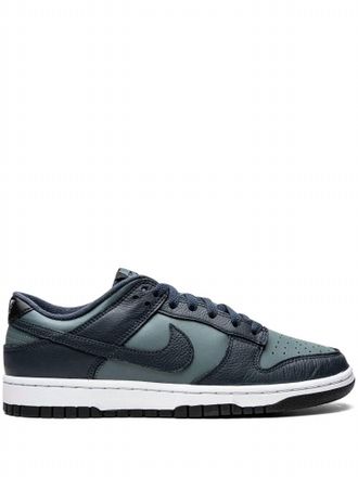 Nike Mens Dunk Low Sneakers In Mineral Slate Armory Navy