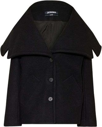 Jacquemus Virgin Wool Full-Length Womens Jacket