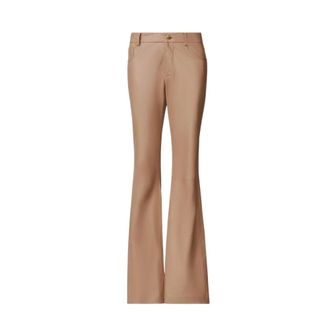 Fabiana Filippi Wide Trousers, female, Beige, XS, Flare Leg Trousers