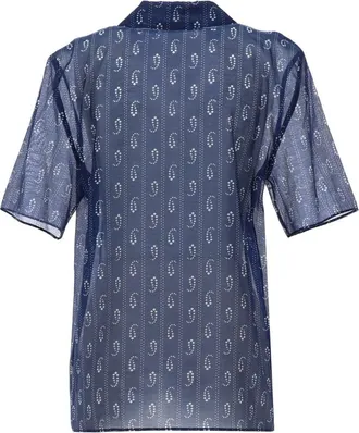 Tory Burch Paisley Print Shirt - Blue